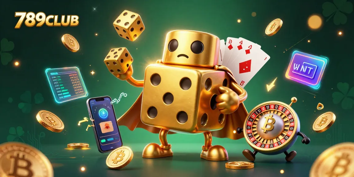 Engage with 789CLUB's thrilling game experience through vibrant 3D casino elements and animated characters.